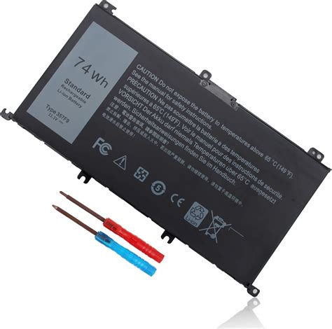 74Wh Type 357F9 71JF4 Battery Compatible with Dell Inspiron .